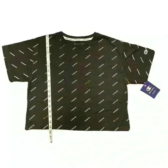 New Champion Women’s Logo-Print Cropped T-Shirt Size M - Picture 9 of 13